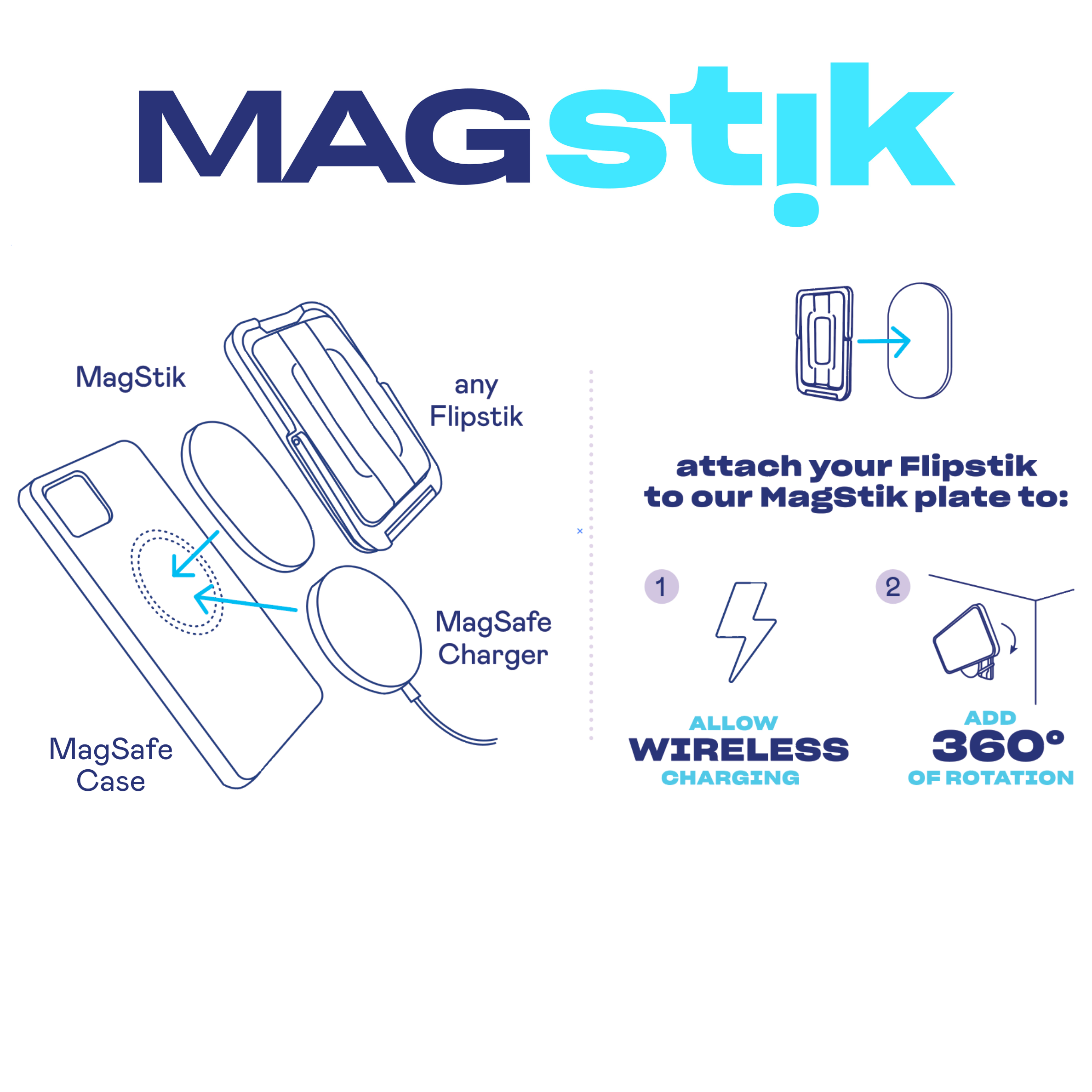 Flipstik MagStik - Flipstik MagStik - MAG-BLK1