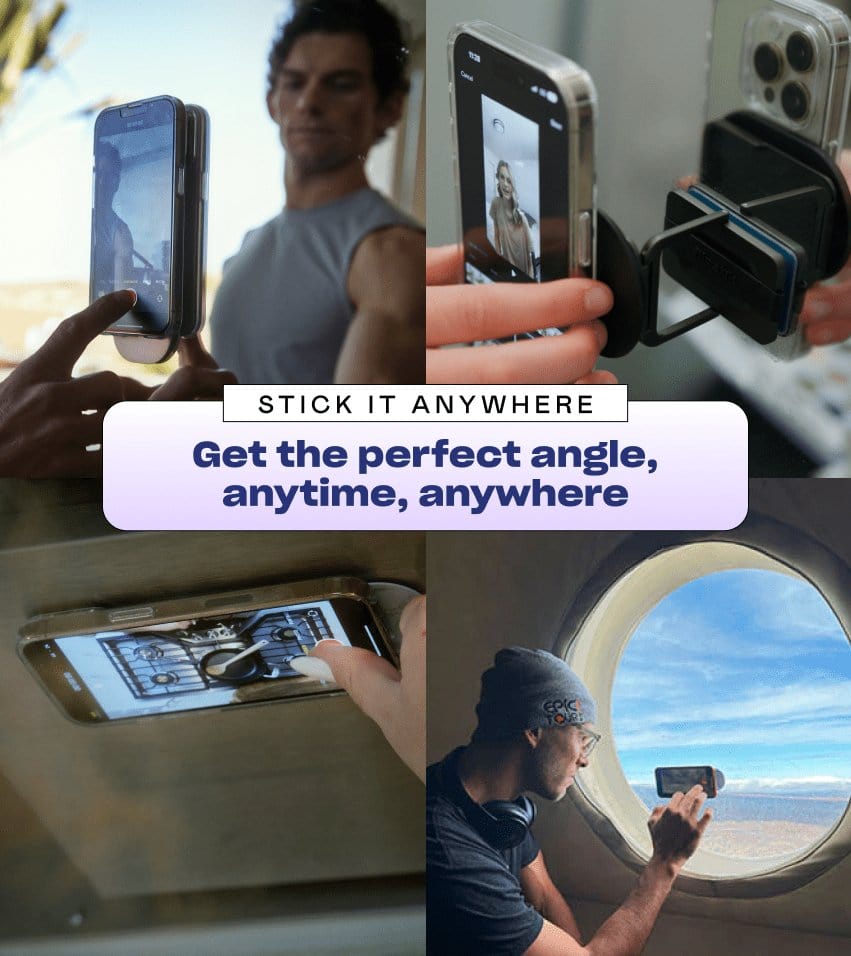 Flipstik V2 Supporto Telefono Vivavoce - Universale Con Attacco Adesivo, Visto Su Shark Tank - Foto 4
