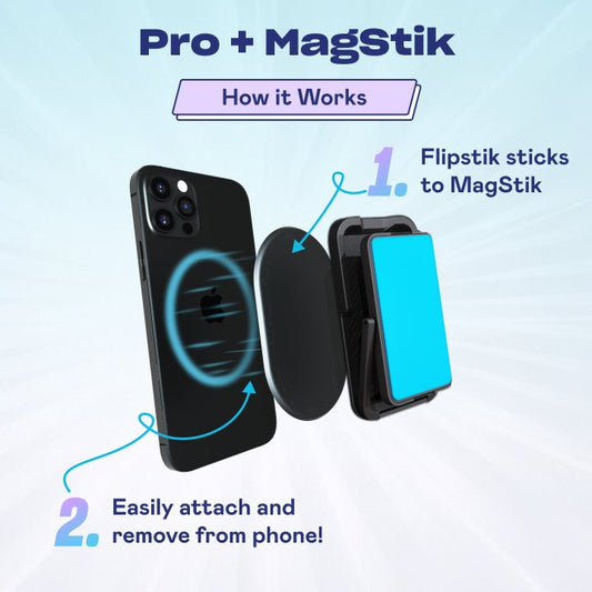 Pro + MagStik Bundle (for iPhone 12+ & MagSafe) - Black - Pro + MagStik Bundle (for iPhone 12+ & MagSafe) - PROBUNDBL