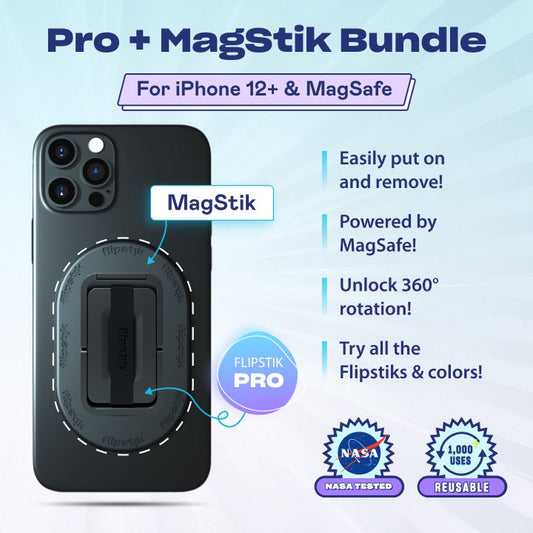 Pro + MagStik Bundle (for iPhone 12+ & MagSafe) - Black - Pro + MagStik Bundle (for iPhone 12+ & MagSafe) - PROBUNDBL