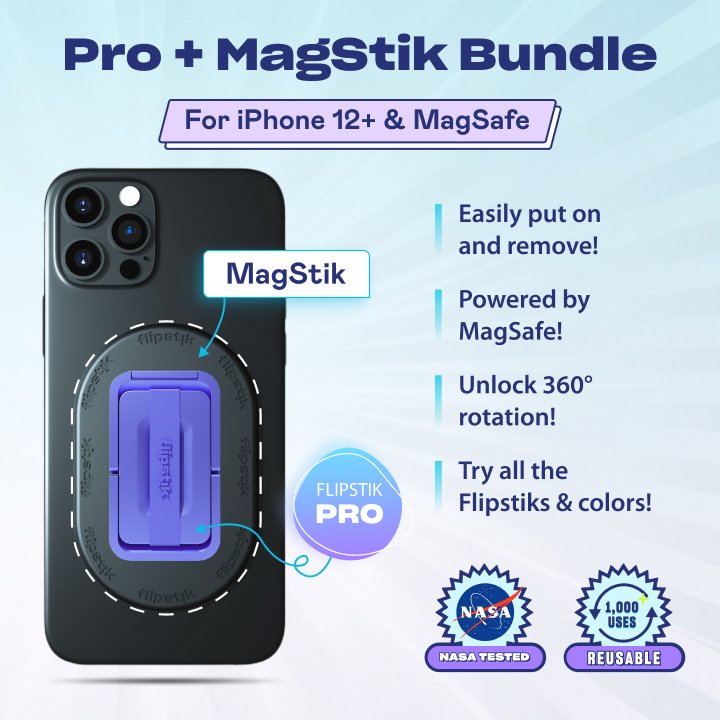 Pro + MagStik Bundle (for iPhone 12+ & MagSafe) - Very Peri - Pro + MagStik Bundle (for iPhone 12+ & MagSafe) - PROBUNDVP